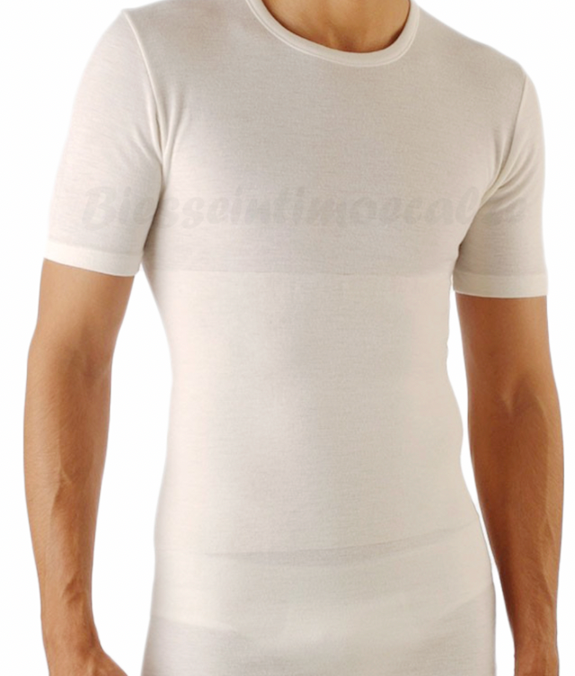 Maglia con pancera - Perlé (rosso) art. 1005