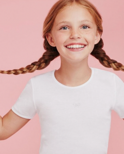 Maglia mezza manica bambina felpata Ellepi